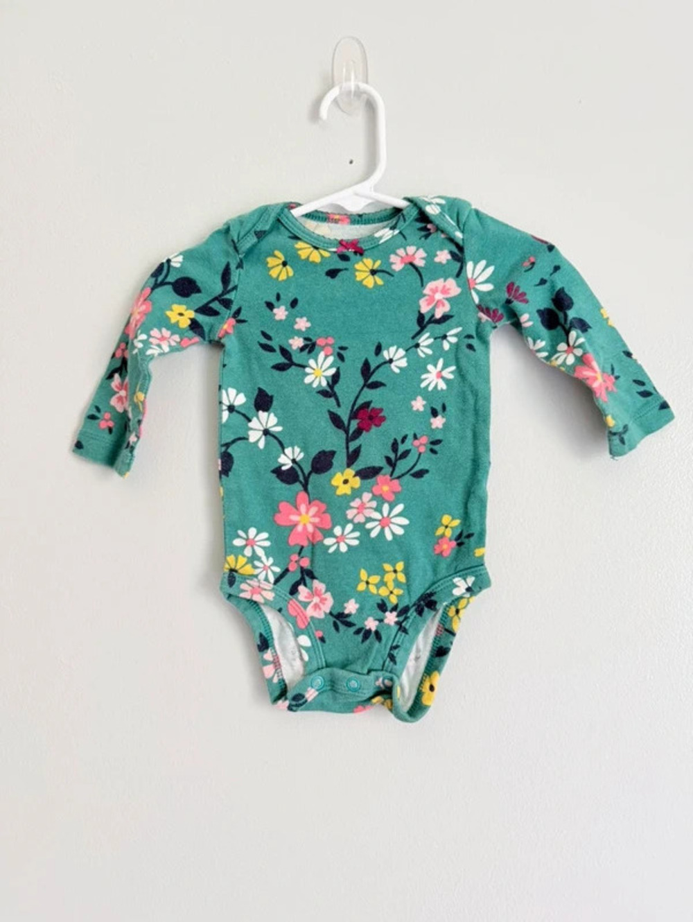 Carter’s Floral Long Sleeve Bodysuit 6M
